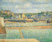 Georges Seurat The Outer Harbor oil painting on canvas